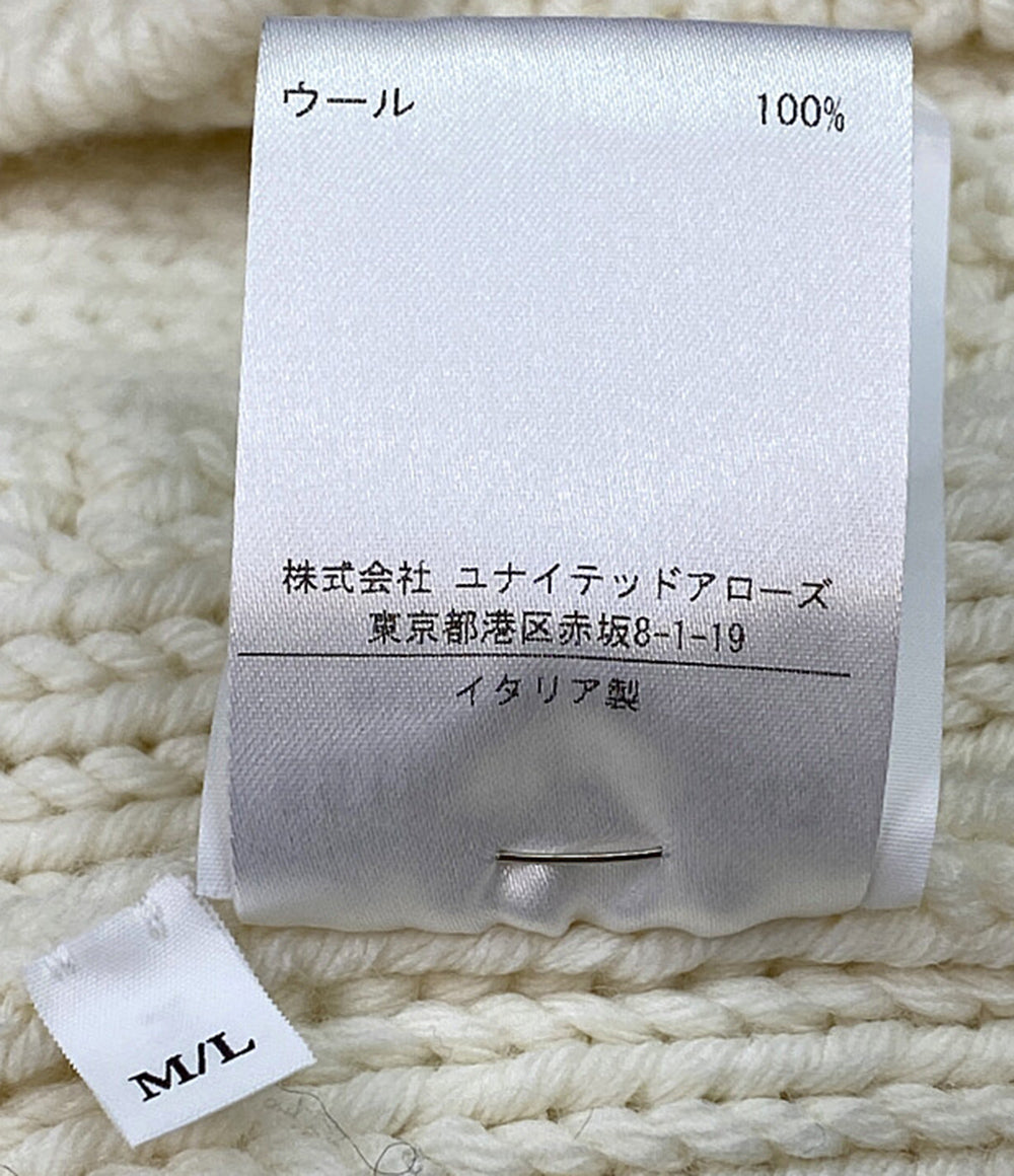セシリー バンセン 長袖カーディガン ホワイト レディース SIZE M/L CECILIE BAHNSEN