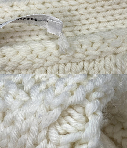 セシリー バンセン 長袖カーディガン ホワイト レディース SIZE M/L CECILIE BAHNSEN