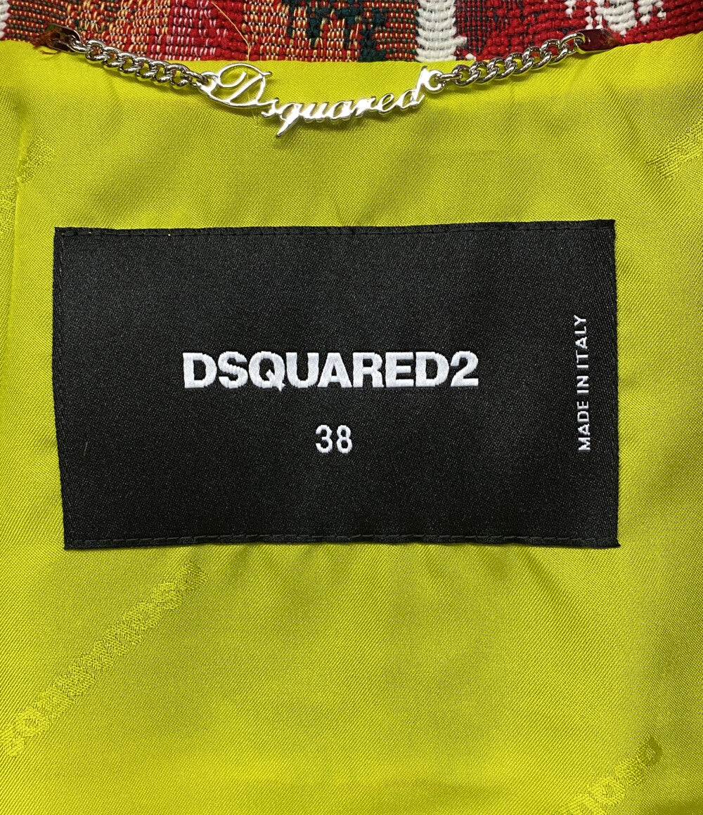 DSQUARED2 コート マルチカラー S75AA0379 レディース SIZE 38 ディースクエアード