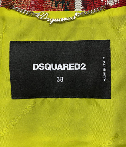 DSQUARED2 コート マルチカラー S75AA0379 レディース SIZE 38 ディースクエアード