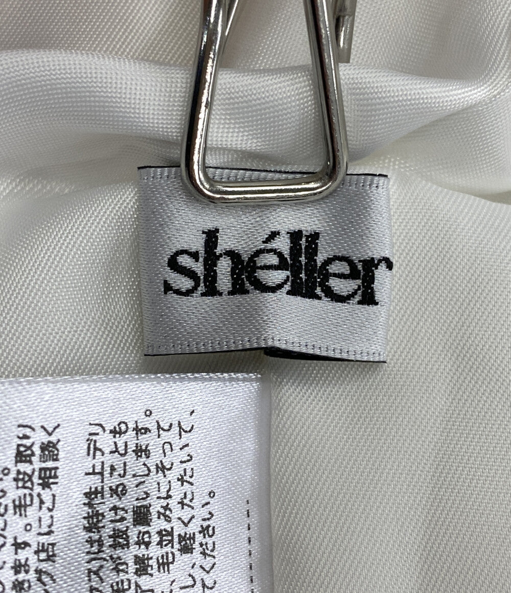 シェリエ ダウンベスト ホワイト レディース SIZE F sheller