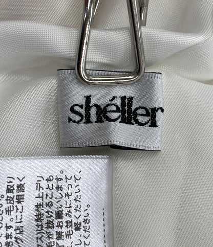 シェリエ ダウンベスト ホワイト レディース SIZE F sheller