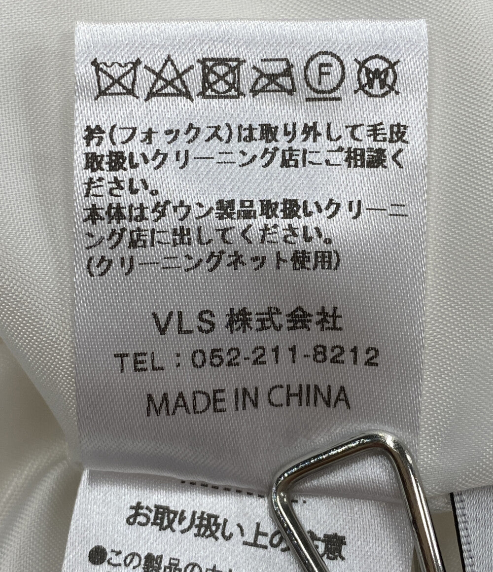 シェリエ ダウンベスト ホワイト レディース SIZE F sheller