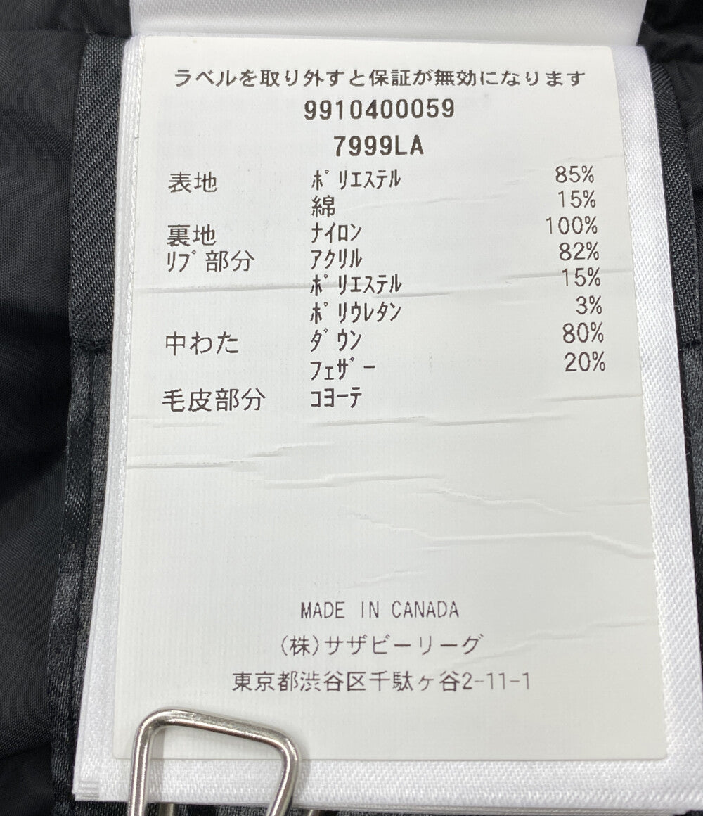 CANADA GOOSE ダウンジャケット ブラック 7999LA レディース SIZE S カナダグース