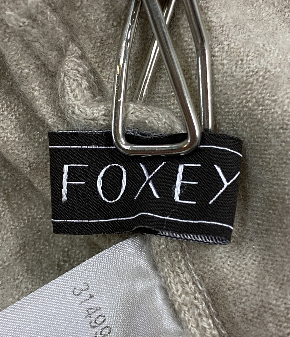 foxey カーディガン シルクブレンド カシミヤ混 レディース SIZE - フォクシー