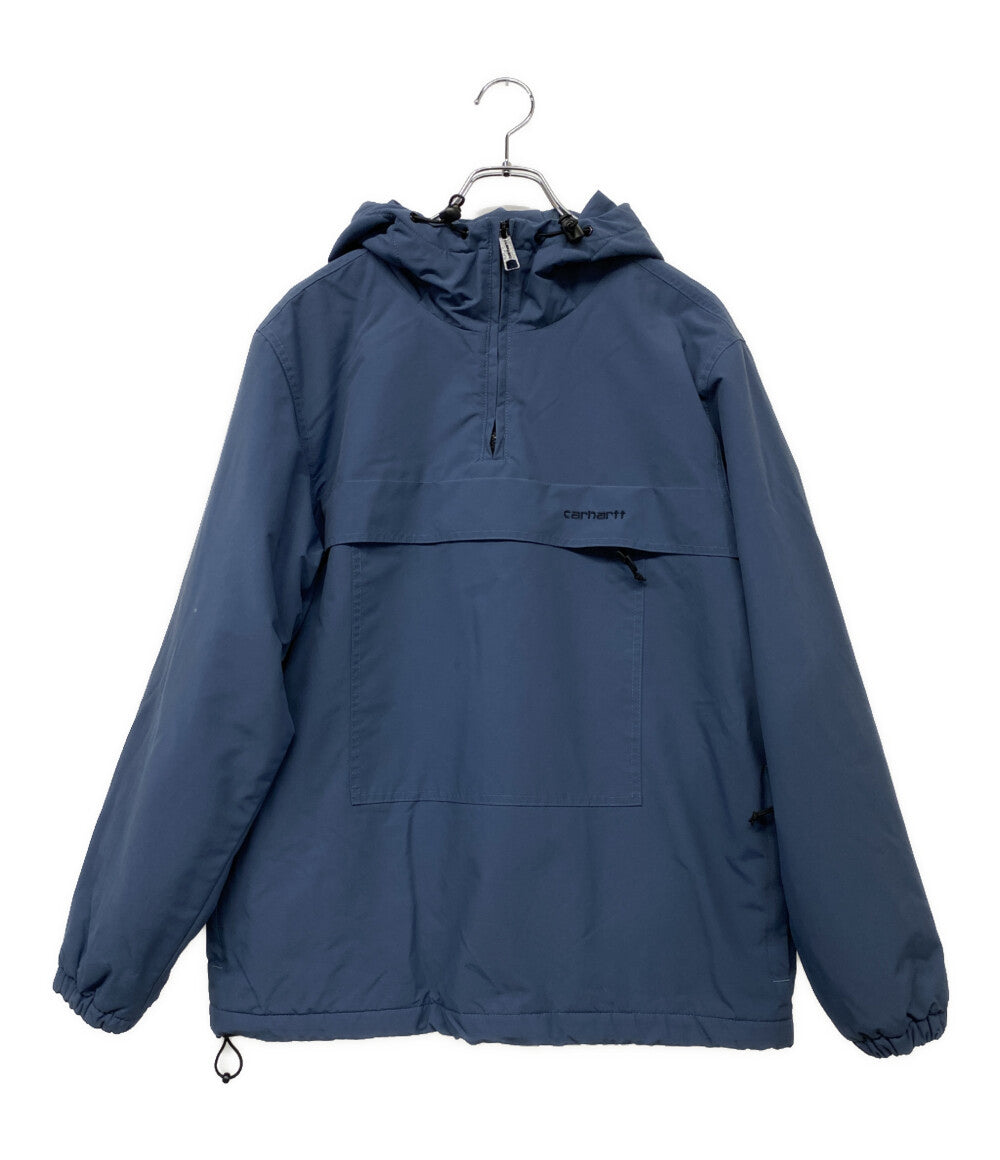 カーハート ジャケット アノラック アッシュブルー ハーフジップ メンズ SIZE S Carhartt