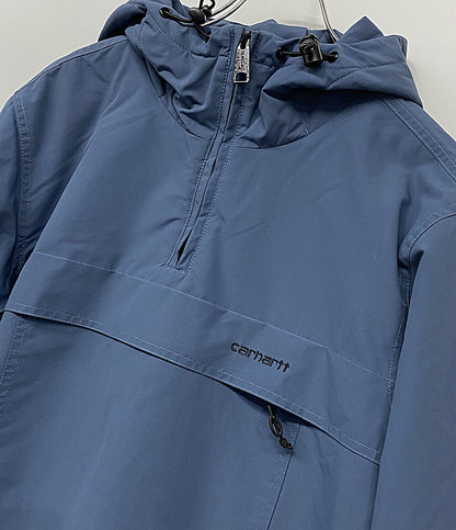カーハート ジャケット アノラック アッシュブルー ハーフジップ メンズ SIZE S Carhartt