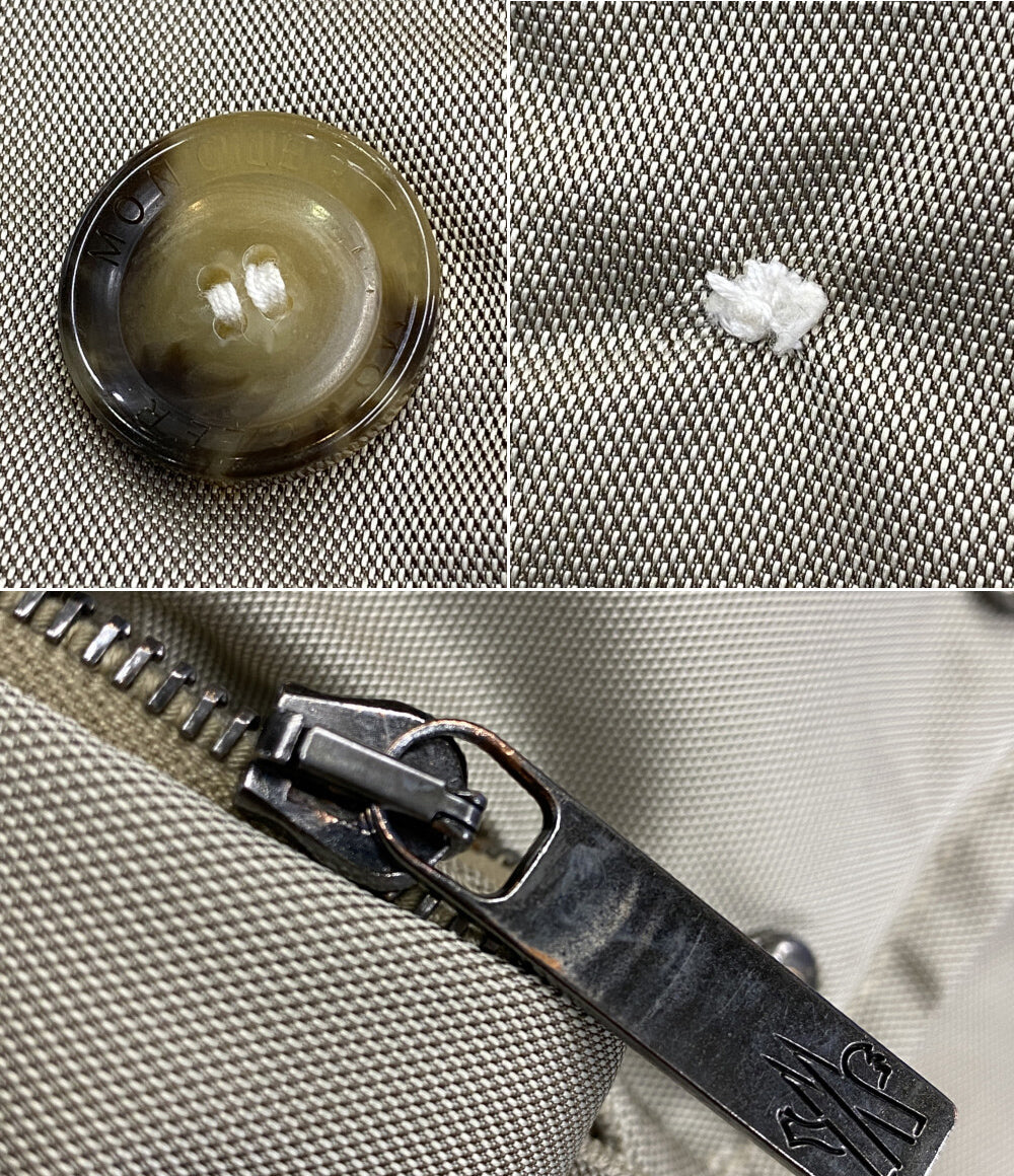 モンクレール ダウンジャケット CEZANNE ファー ベージュ メンズ SIZE 2 MONCLER