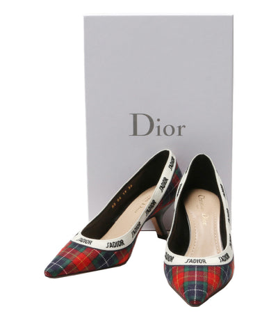 クリスチャンディオール パンプス TARTAN PRINT KDP672TPES26X レディース SIZE 36 Christian Dior
