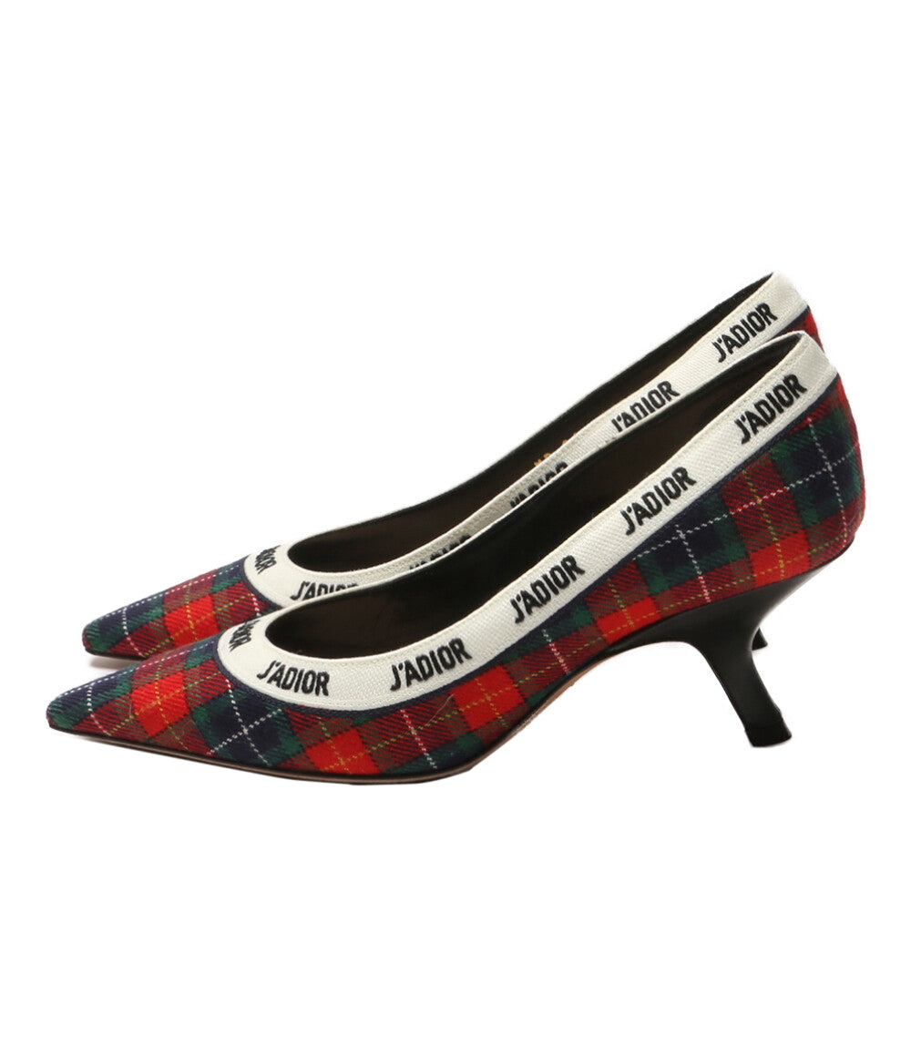 クリスチャンディオール パンプス TARTAN PRINT KDP672TPES26X レディース SIZE 36 Christian Dior