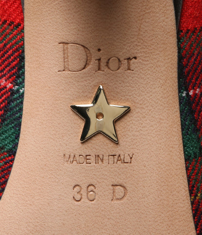 クリスチャンディオール パンプス TARTAN PRINT KDP672TPES26X レディース SIZE 36 Christian Dior