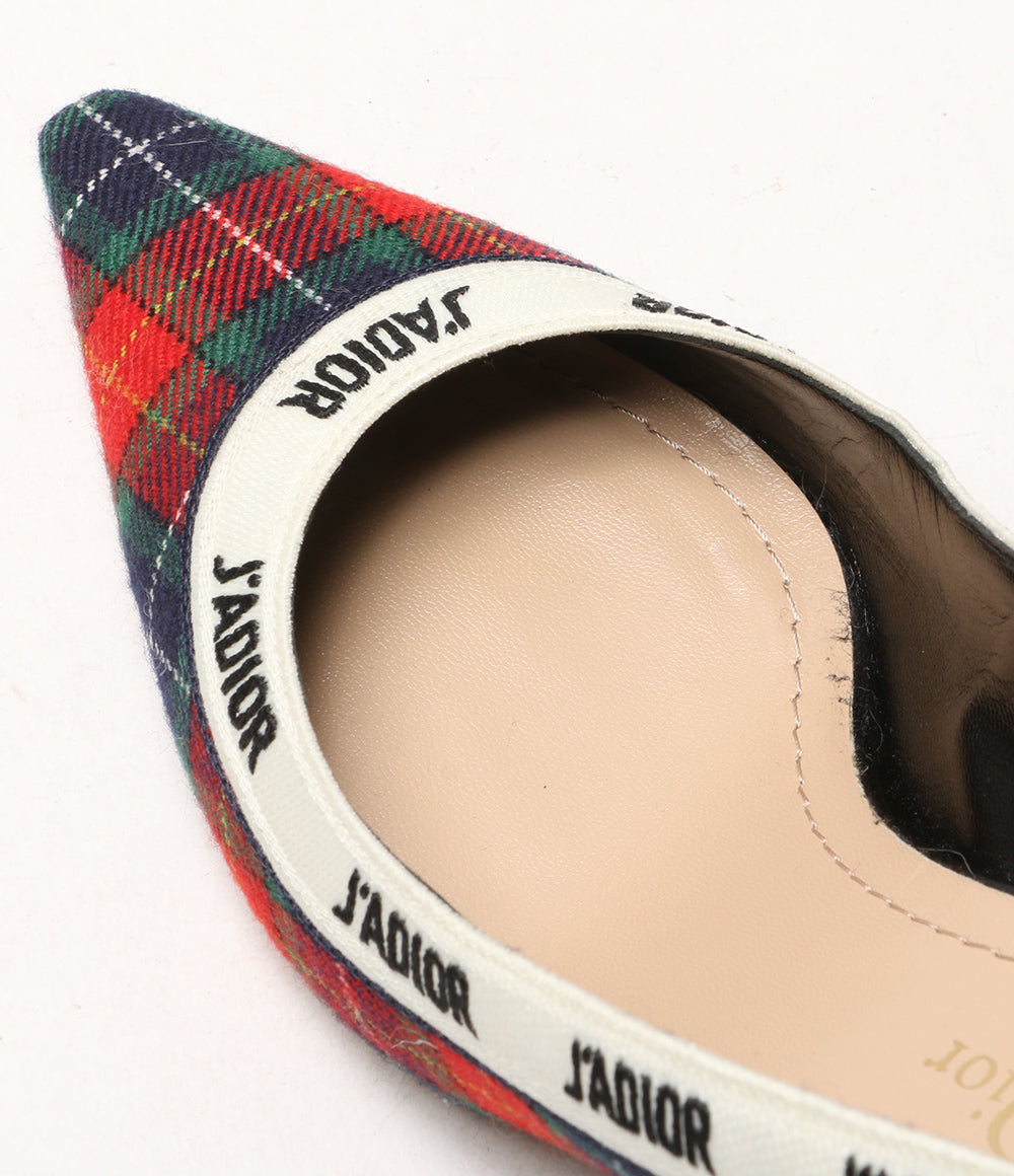 クリスチャンディオール パンプス TARTAN PRINT KDP672TPES26X レディース SIZE 36 Christian Dior