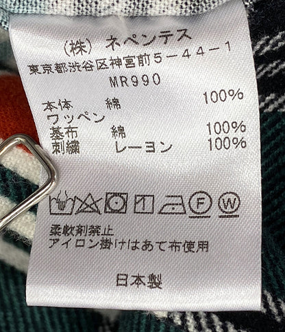 花、太陽、雨 長袖シャツ Printed Flannel Shirt      メンズ SIZE XL