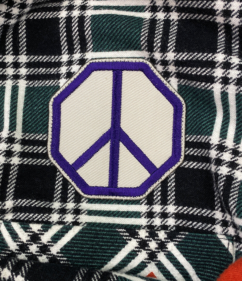 花、太陽、雨 長袖シャツ Printed Flannel Shirt      メンズ SIZE XL