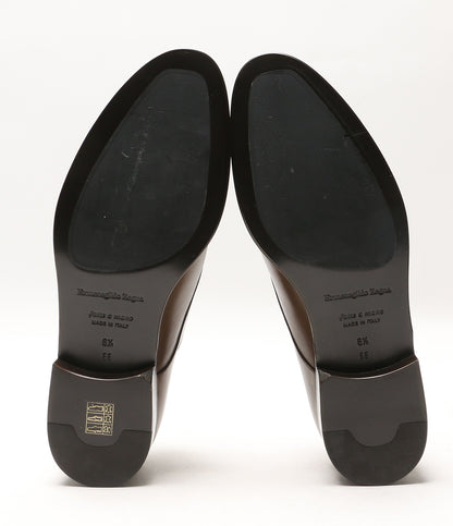 エルメネジルド ゼニア レスシューズ ブラウン メンズ SIZE 6 1/2 ERMENEGILDO ZEGNA