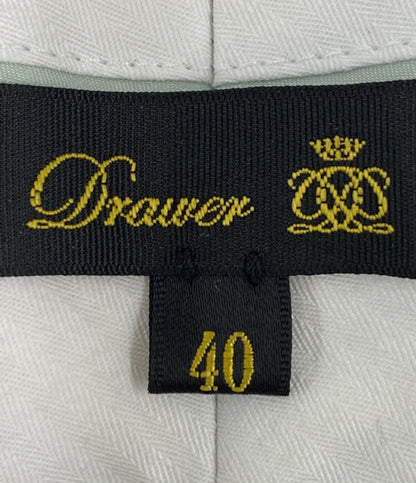 Drawer パンツ ブラック ウールシルクミカド 6514-236-1190 レディース SIZE 40 ドゥロワー
