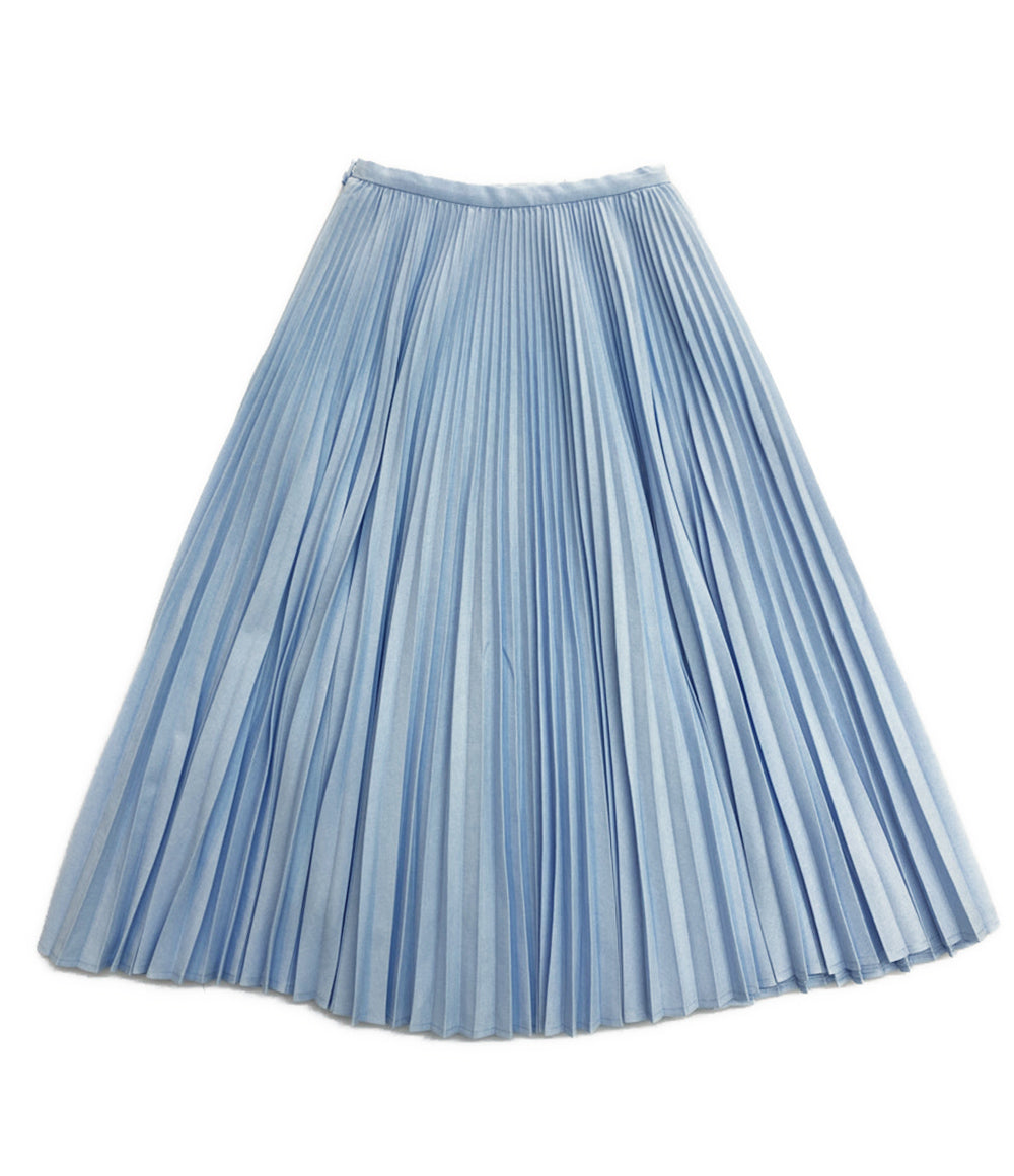 ツルバイマリコオイカワ プリーツスカート SK-1192430 ブルー レディース SIZE 36 TSURU By MARIKO OIKAWA
