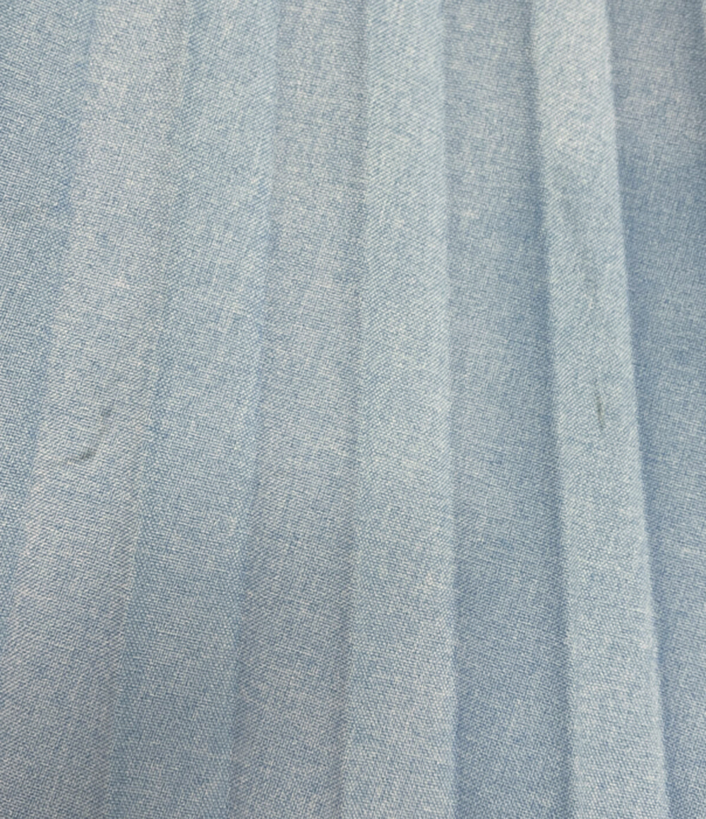 ツルバイマリコオイカワ プリーツスカート SK-1192430 ブルー レディース SIZE 36 TSURU By MARIKO OIKAWA