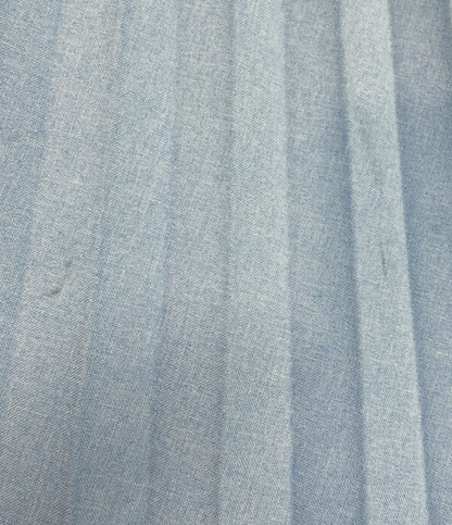 ツルバイマリコオイカワ プリーツスカート SK-1192430 ブルー レディース SIZE 36 TSURU By MARIKO OIKAWA