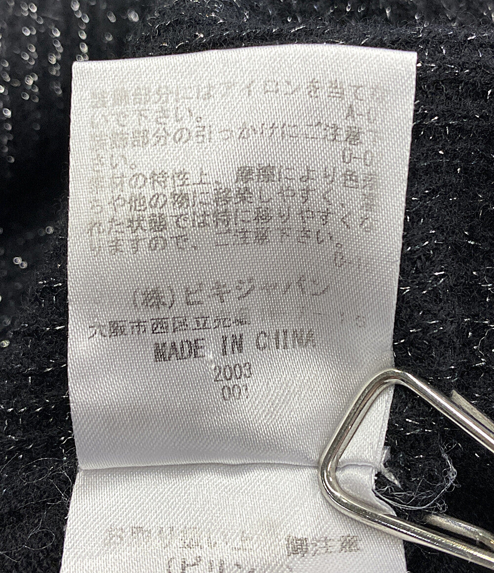 studio picone roma スタジオ ピッコーネ 長袖ニットワンピース P018019 ブラック レディース SIZE 40