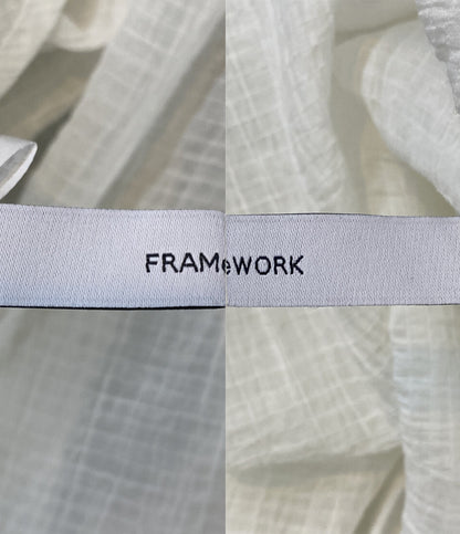 FRAMe WORK ブラウス ホワイト 23ss 23-051-220-9000-1-0 レディース SIZE - フレームワーク