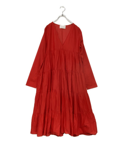 Marlette マーレット ティアードワンピース レッド 3810300080 レディース SIZE XS
