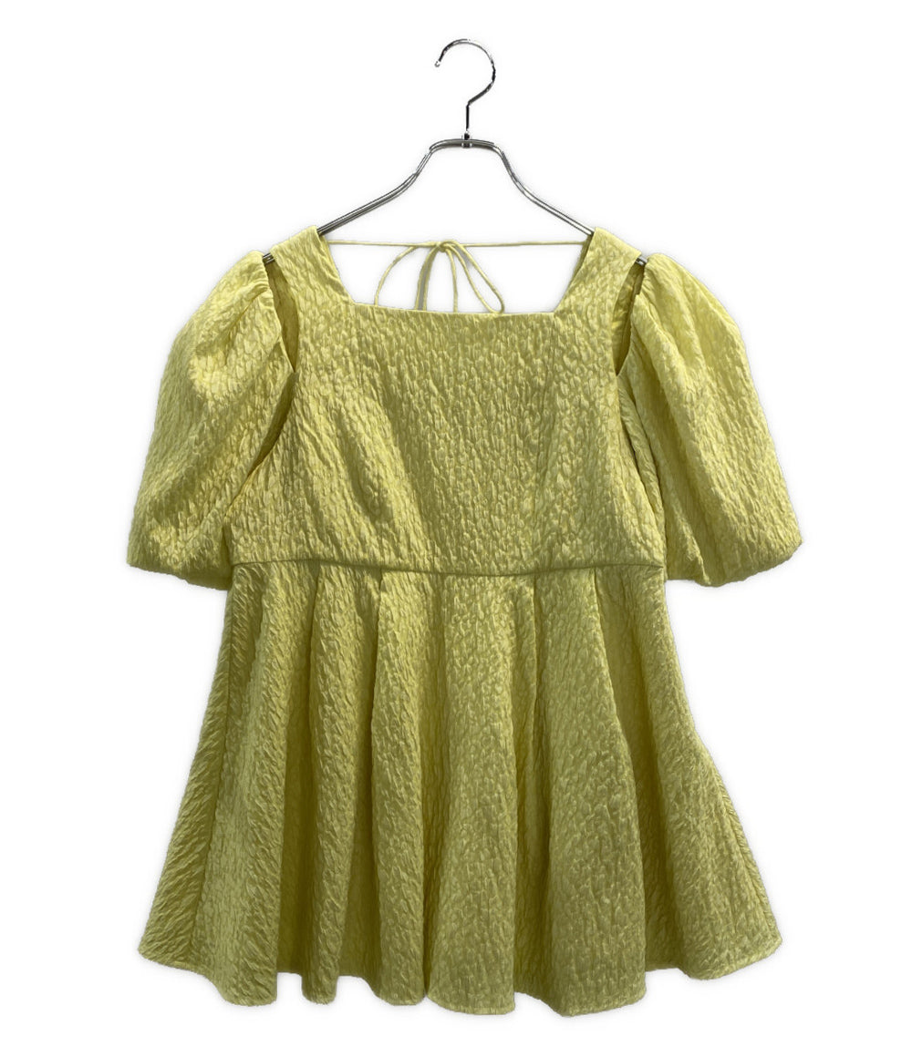 CELFORD セルフォード シャツ ブラウス イエロー CWFB222037 レディース SIZE 38