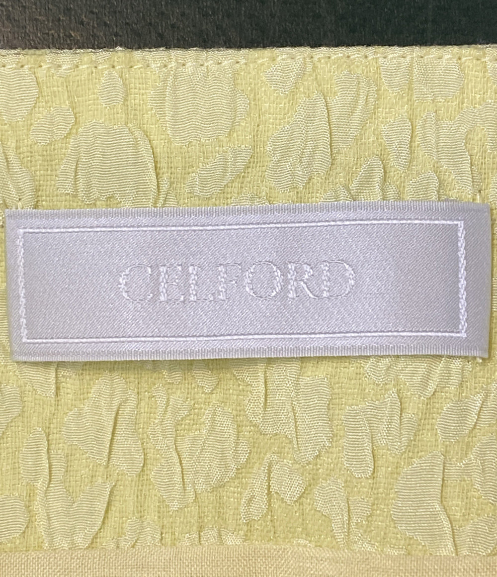 CELFORD セルフォード シャツ ブラウス イエロー CWFB222037 レディース SIZE 38