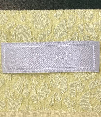 CELFORD セルフォード シャツ ブラウス イエロー CWFB222037 レディース SIZE 38