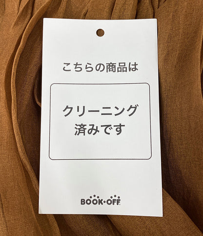 ロシャス シフォンスカート ブラウン レディース SIZE 40 Rochas