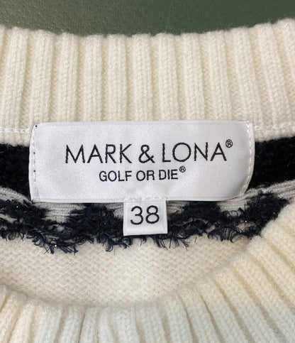 MARK&LONA 半袖ニット MLW-2C-AB10 レディース SIZE 38 マークアンドロナ