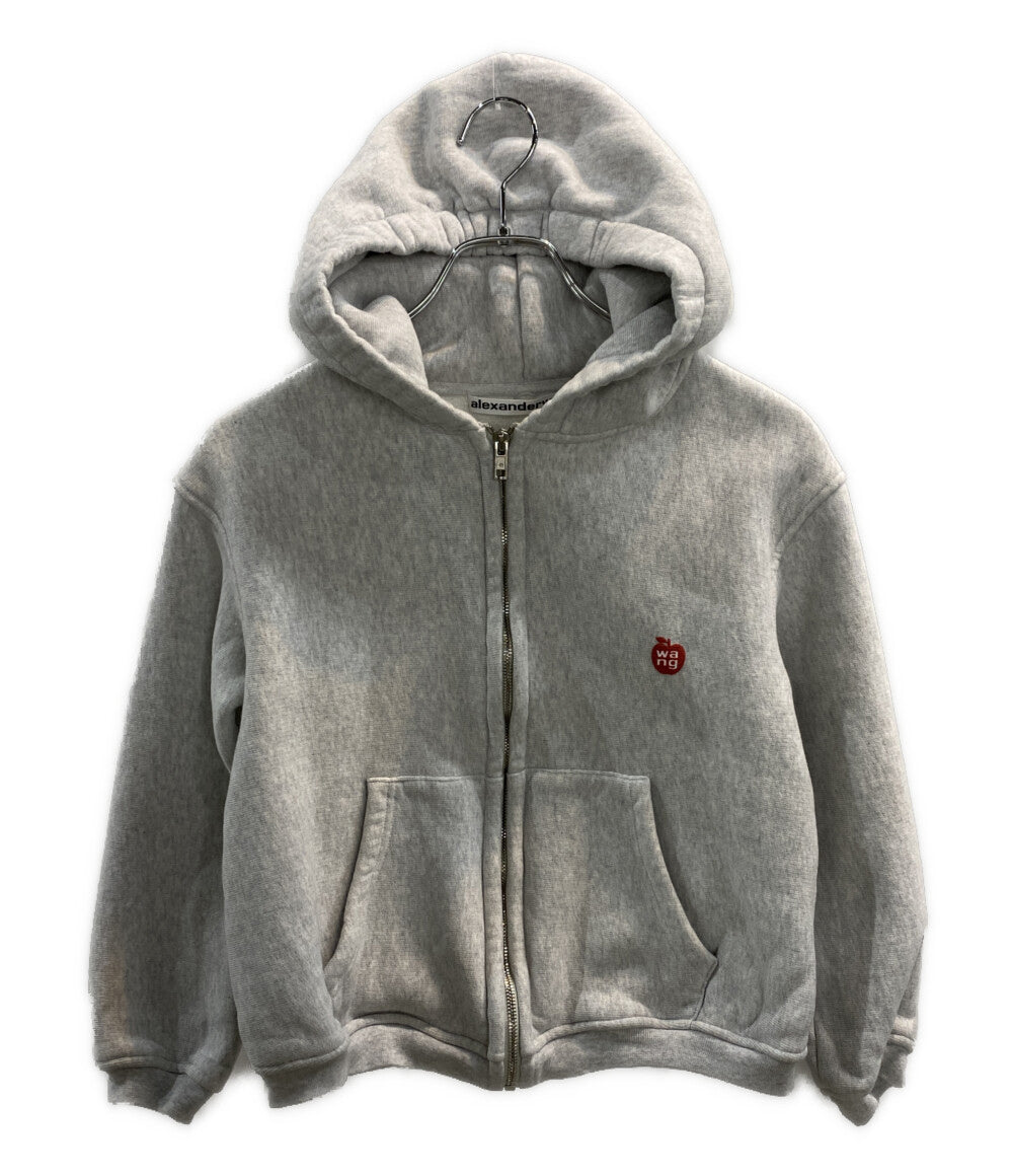 アレキサンダーワン パーカー フルジップ グレー 1CC4221701 レディース SIZE XS alexander wang