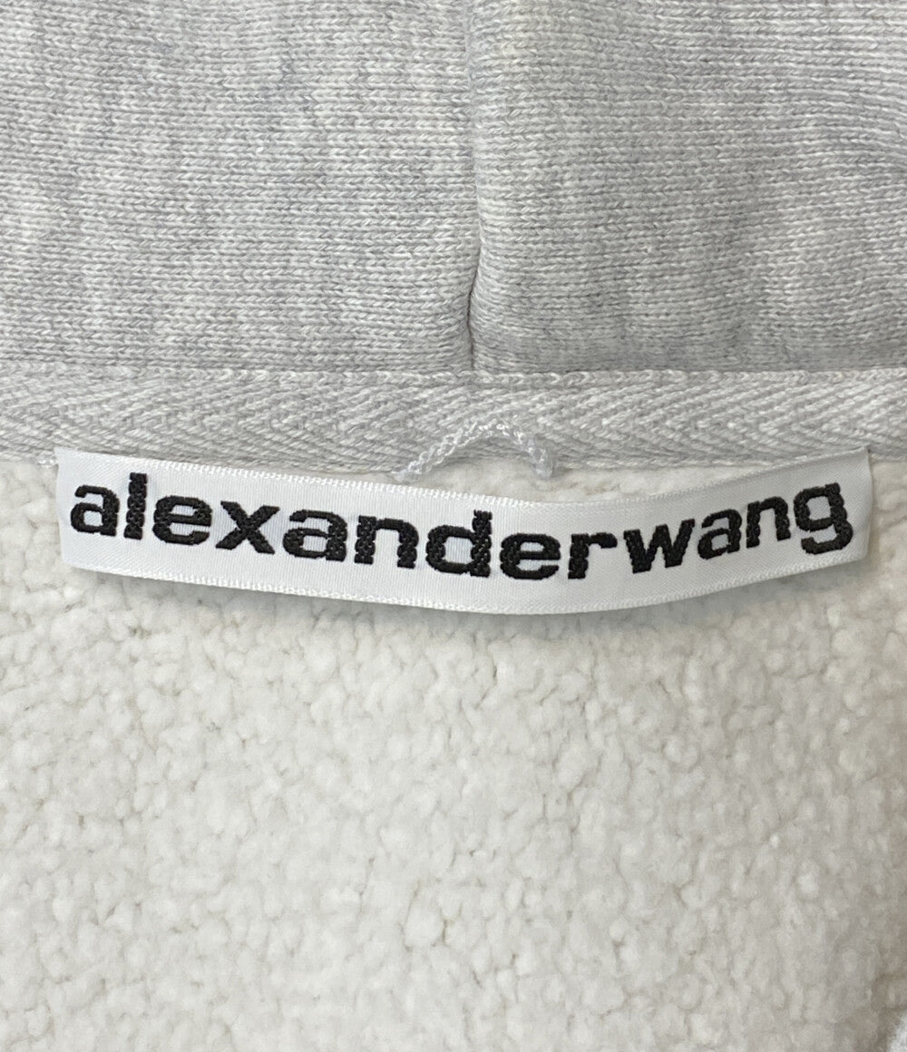 アレキサンダーワン パーカー フルジップ グレー 1CC4221701 レディース SIZE XS alexander wang