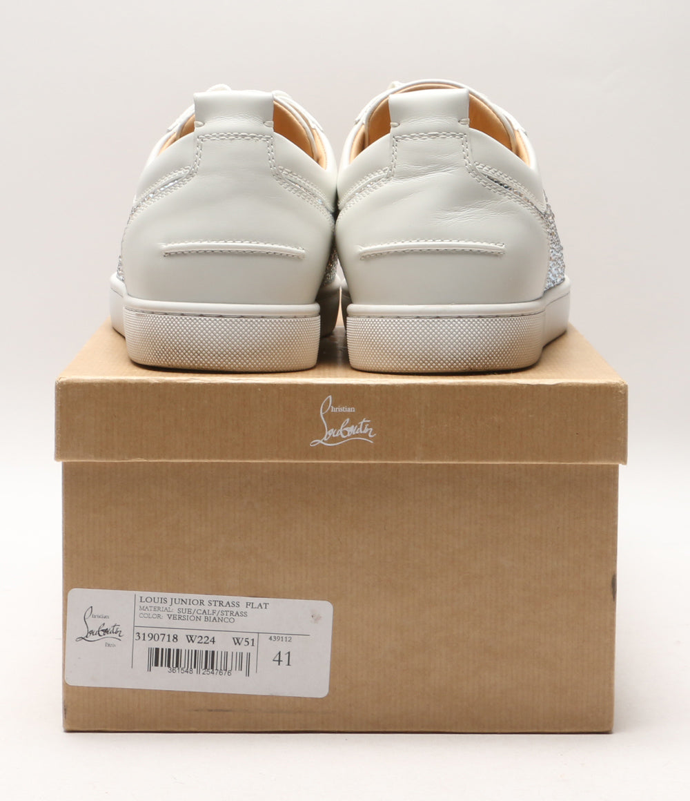 クリスチャンルブタン  スニーカー LOUIS JUNIOR STRASS FLAT      メンズ SIZE 41  Christian Louboutin
