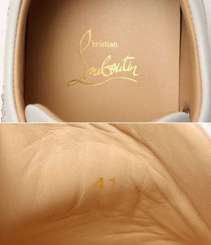 クリスチャンルブタン  スニーカー LOUIS JUNIOR STRASS FLAT      メンズ SIZE 41  Christian Louboutin