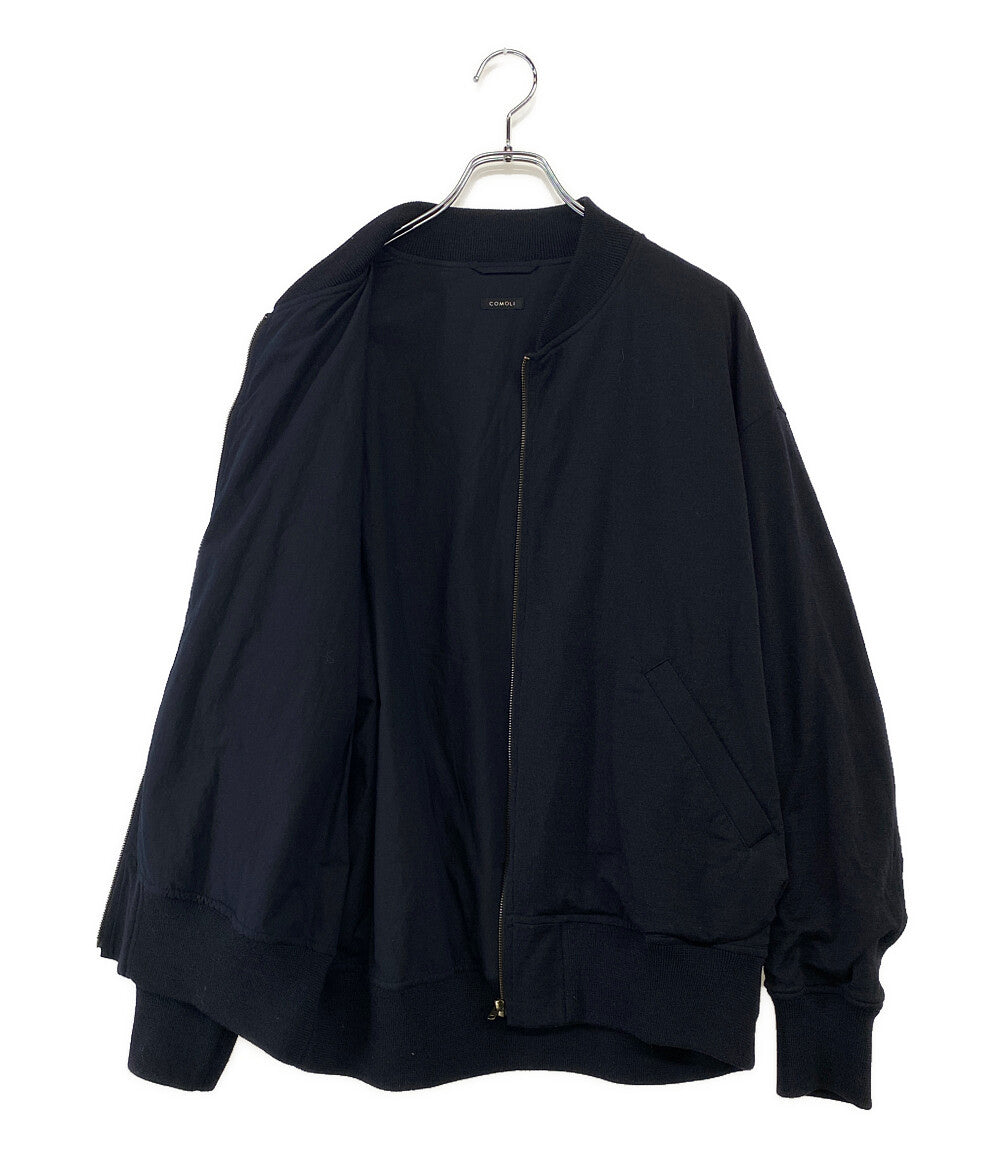 COMOLI コモリ ブルゾン ブラック ウールニット 24AW メンズ SIZE 2