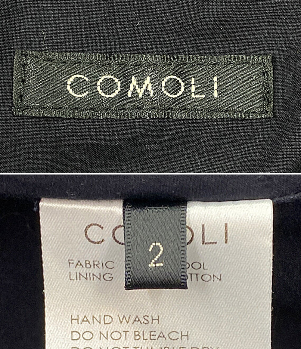 COMOLI コモリ ブルゾン ブラック ウールニット 24AW メンズ SIZE 2