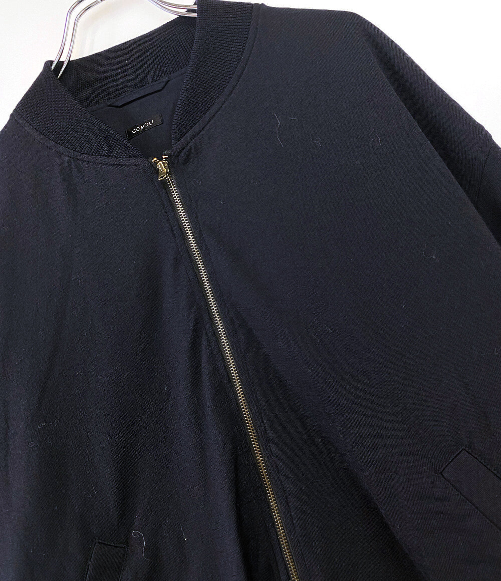 COMOLI コモリ ブルゾン ブラック ウールニット 24AW メンズ SIZE 2