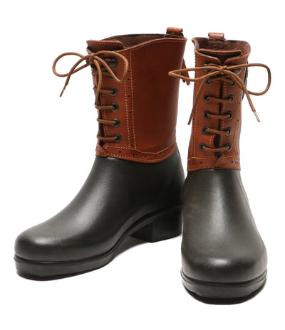 エーグル 160周年記念モデル レザー レインブーツ レディース SIZE 38 AIGLE