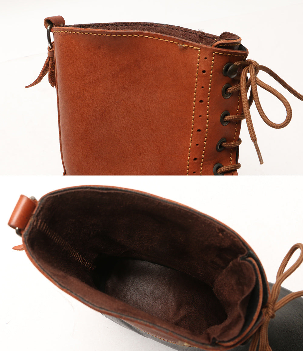 エーグル 160周年記念モデル レザー レインブーツ レディース SIZE 38 AIGLE