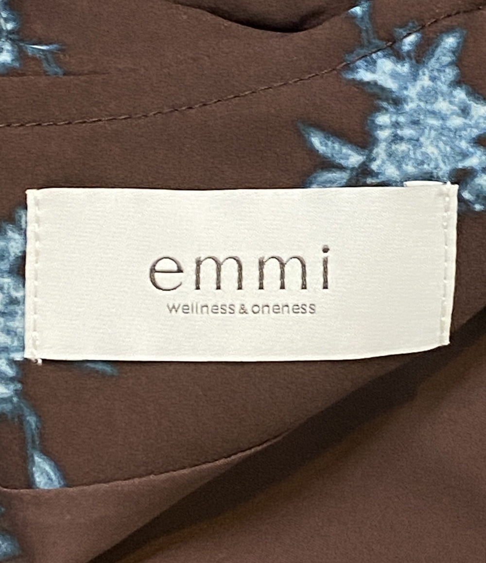 エミ ラッフルカラーワンピース ブラウン 13WFO235023 レディース SIZE 1 emmi