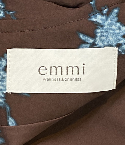 エミ ラッフルカラーワンピース ブラウン 13WFO235023 レディース SIZE 1 emmi