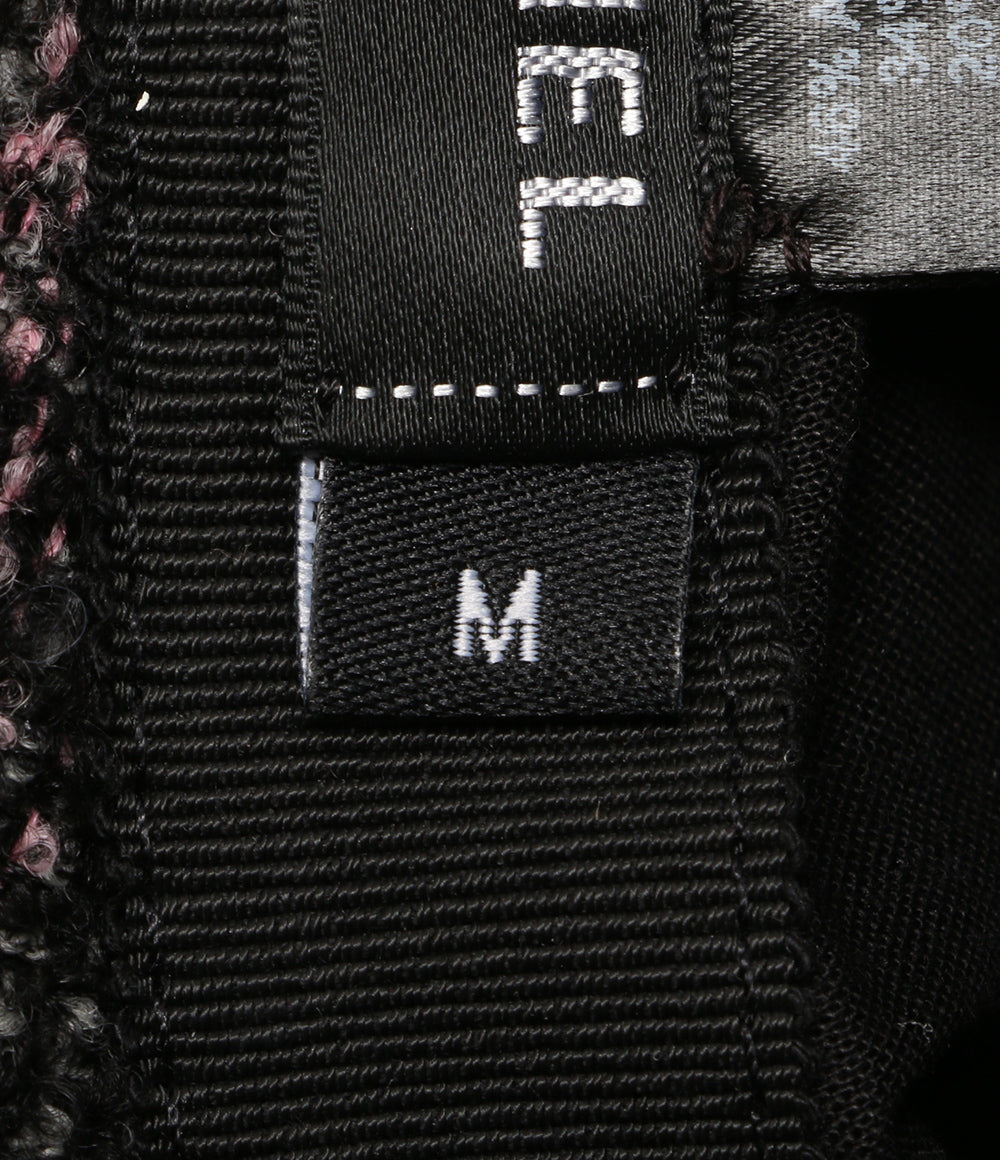 シャネル  ツイード バケットハット ブラック×ピンク      レディース SIZE M  CHANEL