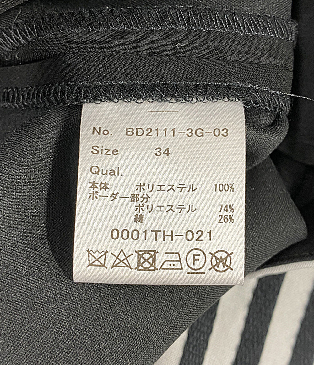 美品 ボーダーズアットバルコニー パンツ BD2111-3G-03 レディース SIZE 34 BORDERS at BALCONY