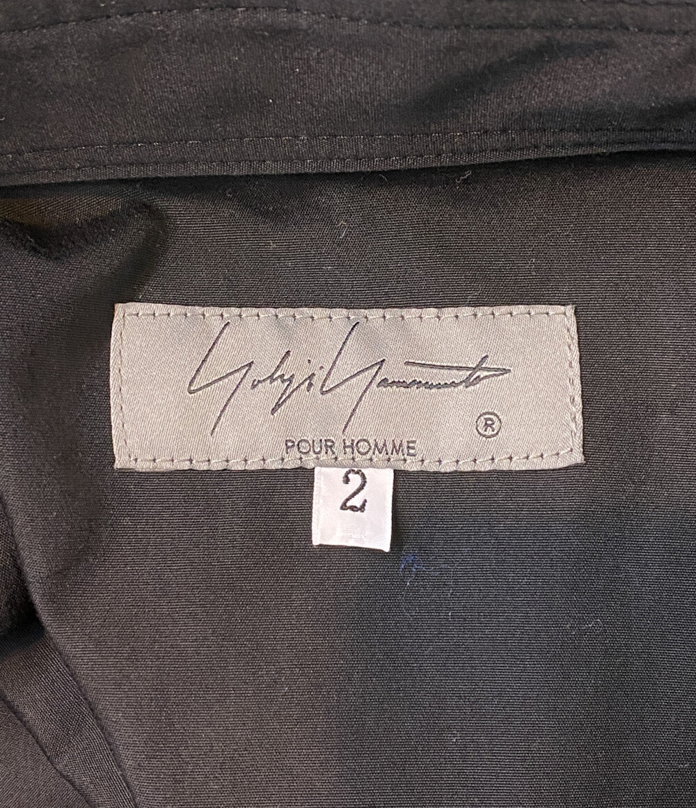 YOHJI YAMAMOTO POUR HOMME 長袖シャツ コットンストラップシャツ 22ss HG-B25-029 メンズ SIZE 2 ヨウジヤマモトプールオム