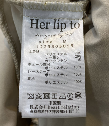 her lip to ハーリップトゥ 長袖ワンピース 1223305059 レディース SIZE M