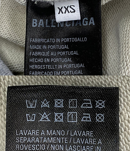 バレンシアガ  パーカー テープロゴ グレー      メンズ SIZE XXS  BALENCIAGA