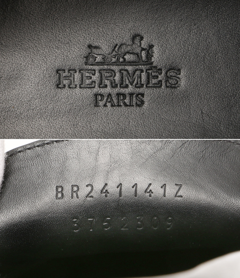 HERMES ローファー アイビー ブラック メンズ エルメス