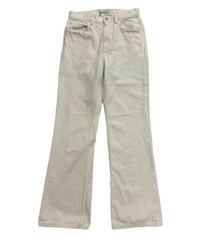 ワンドラー パンツ ホワイト ミドルライズワイドデニムパンツ レディース SIZE 27 WANDLER