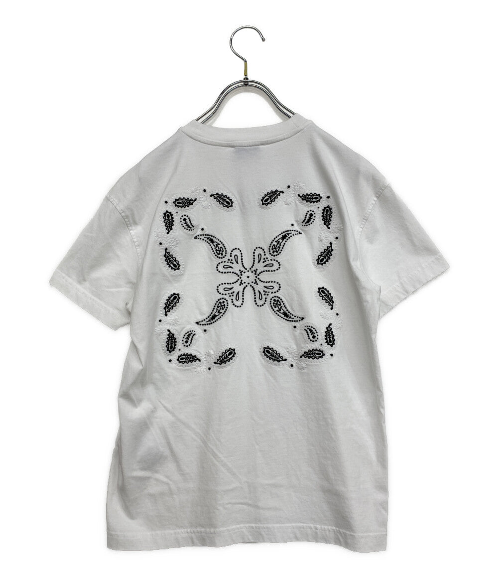 オフホワイト 美品 半袖Ｔシャツ OWAA089S24JER002 BANDANA ARROW CASUAL レディース SIZE XXS Off-White